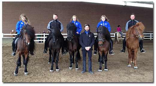 Hergill (second from right) ready to perform with the Knights of Iceland Hergill (second from right) ready to perform with the Knights of Iceland